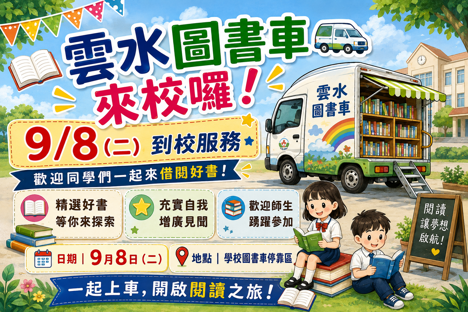 雲水圖書車